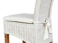 Soma Sitzkissen Stuhlkissen Perth mit Schleife (BxHxL) 47 x 2 x 40