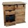 Soma Anrichte Schubladen Kommode Sideboard B 72 H 80 cm California natur Mangoholz massiv (BxHxL) 72 x 80 x 38