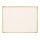 Soma Beistelltisch Dekotisch eckig 40 H 45 cm Lampentisch Sofatisch Eden Tisch Metall gold und Emaille (BxHxL) 40 x 45 x 30