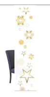 Home Wohnideen Schiebevorhang Stars 245 X 60 cm Gold
