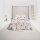 Estella Mako-Satin Bettwäsche-Garnituren 2 teilig Bezug 155 x 200 cm + 1 x Kissen 80 x 80 Delight Floral multicolor