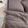 Estella Mako-Interlock-Jersey Bettwäsche-Garnituren 2 teilig Bezug 155 x 200 cm + 1 x Kissen 80 x 80 Takoma Uni taupe