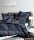Janine Mako-Satin Bettwäsche 240x220,2x80x80 3 teilig  J. D. 87065-02-633 nachtschattenblau