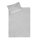 Julius Zöllner uni light grey Bettwäsche 80x80+35x40