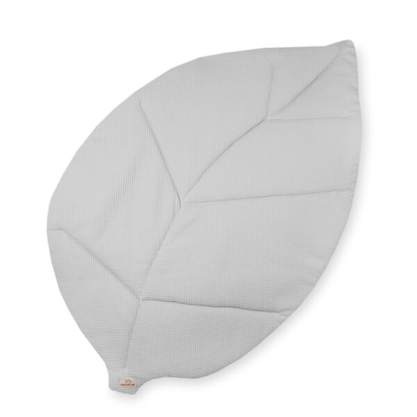 Julius Zöllner Waffelpiqué Light grey Krabbeldecke Blatt 170x110