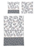 Irisette Soft-Seersucker Bettwäsche Set Shadow 8358 multi 135 x 200 cm + 1 Kissenbezug 80x80 cm