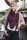 Knit Factory Lola DreiecksSchal 190x85 cm Glatt Lila