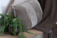 Knit Factory Beau Plaids 160x130 cm Glatt Anthrazit