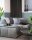 Knit Factory Beau Plaids 160x130 cm Glatt Grau