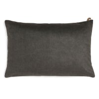Knit Factory Beau Kissen 60x40 cm Glatt Braun