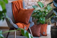 Knit Factory Uni Decke 195x225 cm Glatt Beige