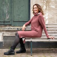 Knit Factory Jamie Kleid 40/42 Glatt Anthrazit