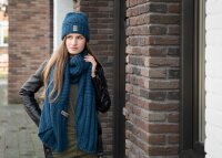 Knit Factory Alex Schal 200x45 cm Glatt Lila
