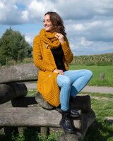 Knit Factory Alex Strickjacke 40/42 Glatt Dunkelblau