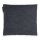 Knit Factory Vinz Kissen 50x50 cm Glatt Anthrazit