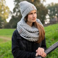 Knit Factory Alex Mütze One Size Glatt Rot