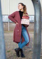 Knit Factory Alex Strickjacke 36/38 Glatt Rot