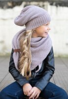 Knit Factory Coco Mütze One Size Glatt Dunkelblau