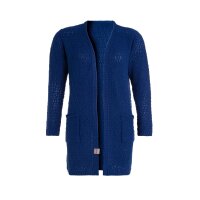 Knit Factory Luna Strickjacke 40/42 Glatt Dunkelblau