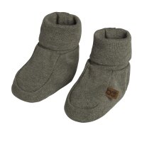 Baby’s Only Booties Melange khaki - 0-3 Monate...