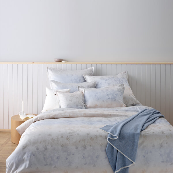 Curt Bauer Mako-Brokat-Damast Bettwäsche 2 teilig Bezug ca. 135/200 + Kissenhülle 40/80 cm 9037-0248 Heaven sunset