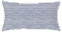 Curt Bauer Mako-Brokat-Damast Kissenbezug 1 teilig Kissenhülle ca. 80/80 cm 9036-0245 Silence aqua