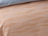 Curt Bauer Mako-Brokat-Damast Bettwäsche 2 teilig Bezug ca. 135/200 + Kissenhülle 40/80 cm 9036-0244 Silence amber