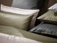 Curt Bauer Mako-Brokat-Damast Bettwäsche 2 teilig Bezug ca. 135/200 + Kissenhülle 80/80 cm 9008-3825 Arezzo olive