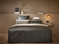 Curt Bauer Mako-Brokat-Damast Bettwäsche 2 teilig Bezug ca. 135/200 + Kissenhülle 80/80 cm 9008-3825 Arezzo olive