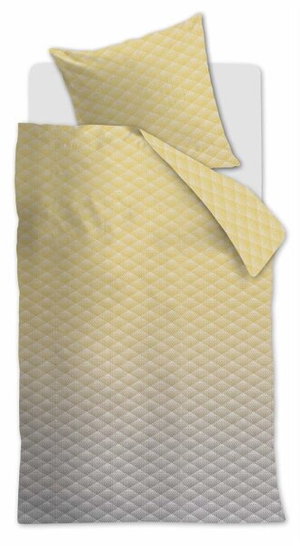 Beddinhouse Mako-Satin Kissenbezug Vinz Gold 1 Gold 40x80, 40 x 80 cm goldfarben
