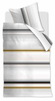 Beddinhouse Kissenbezug Renforcé Lune Grey 1 40x80, 40 x 80 cm Grau
