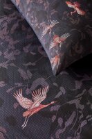 Beddinhouse Mako-Satin Kissenbezug En Avour Night Blue 1 Nacht 80x80, 80 x 80 cm blau