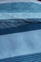 Beddinhouse Baumwolle Kissenbezug Köperbindung, Marne Blue 1 80x80, 80 x 80 cm blau