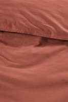 Beddinhouse Bettwäsche 100% Organic cotton, / , 144TC Organic Basic Terra + 1x 1 , 1 Terrakotta 30x30, 76x68 orange