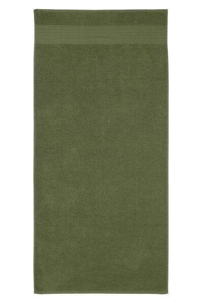 Beddinhouse Heimtextilie Baumwoll-Frottee Frotteeware Sheer Olive Green 1 Duschtuch Oliv 70 cm x 140 cm grün