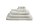 Beddinhouse Heimtextilie Baumwoll-Frottee Frotteeware Sheer Sand Set A 3 set van 3 x Waschlappen Sand 16x22, 16 x 22 cm