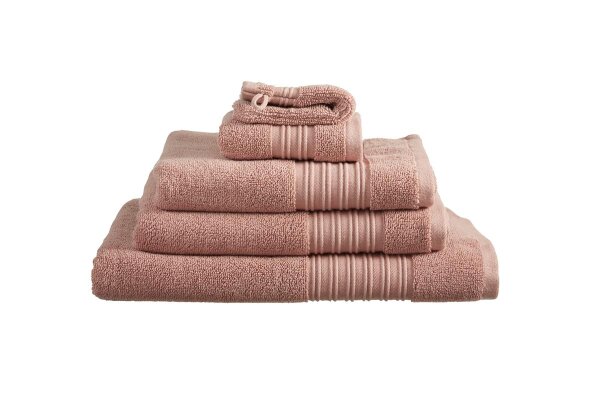 Beddinhouse Heimtextilie Baumwoll-Frottee Frotteeware Sheer Terra Set A 3 set van 3 x Waschlappen Terrakotta 16x22, 16 x