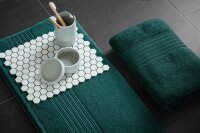 Beddinhouse Heimtextilie Baumwoll-Frottee Frotteeware Sheer Dark Green Set A 3 set van 3 Gästetuch Dunkel 30x50, 30 x 50