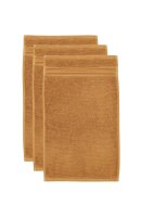 Beddinhouse Baumwoll-Frottee Frotteeware Sheer Ochre 30X50 Set A 3 30 x 50 cm set van 3 Gästetuch Ocker