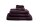 Beddinhouse Handtuch Baumwoll-F tee F teeware Sheer Dark Red Set A 3 set van 3 Dunkel 50x100, 50 x 100 cm rot
