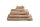 Beddinhouse Handtuch Baumwoll-Frottee Frotteeware Sheer Gold Set A 3 set van 3 Gold 50x100, 50 x 100 cm goldfarben
