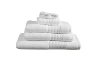 Beddinhouse Baumwoll-Frottee Frotteeware Sheer White 50X100 Set A 3 50 x 100 cm set van 3 Handtuch Weiß