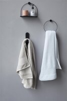Beddinhouse Handtuch Baumwoll-Frottee Frotteeware Sheer White Set A 3 set van 3 Weiß 50x100, 50 x 100 cm