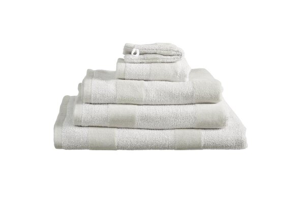 Beddinhouse Heimtextilie Baumwoll-Frottee Frotteeware Sheer Stripe Sand Set A 3 set van 3 x Waschlappen Sand 16x22, 16 x