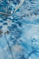 Beddinhouse Mako-Satin Bettwäsche Ombre Blue Grey + 1x 1 , 1 Blau 135x200, 135 x 200 cm Grau