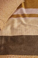 Beddinhouse Mako-Satin Bettwäsche Darren Ochre + 1x 1 , 1 Ocker 155x220, 155 x 220 cm gelb