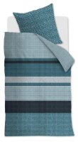 Beddinhouse Mako-Satin Bettwäsche Darren Blue + 1x 1...