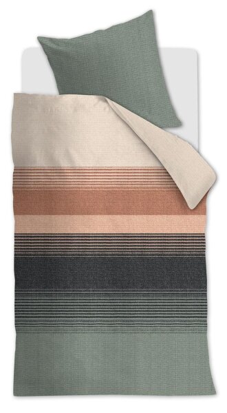Beddinhouse Bettwäsche Renforcé Bruno Pastel + 1x 1 , 1 Pastell 155x220, 155 x 220 cm