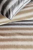 Beddinhouse Mako-Satin Bettwäsche Misha Grey + 1x 1 , 1 135x200, 135 x 200 cm Grau