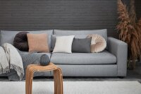 KAAT Amsterdam Kissen ko Sherpa Brown 1 Zier 45x45, 45 x 45 cm braun